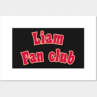 Liam fan club red Posters and Art